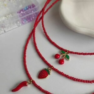 funky red chain