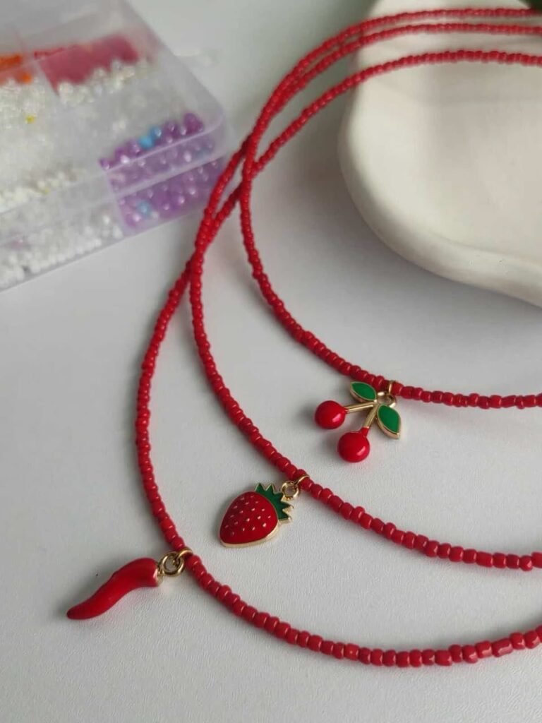 funky red chain